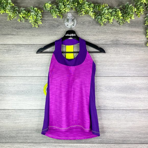 Moxie Cycling Tops - NWT Moxie Cycling T Back Purple Iris Tank Top S
